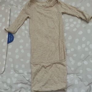 Little Sleepies Oatmeal Baby Sleep Gown